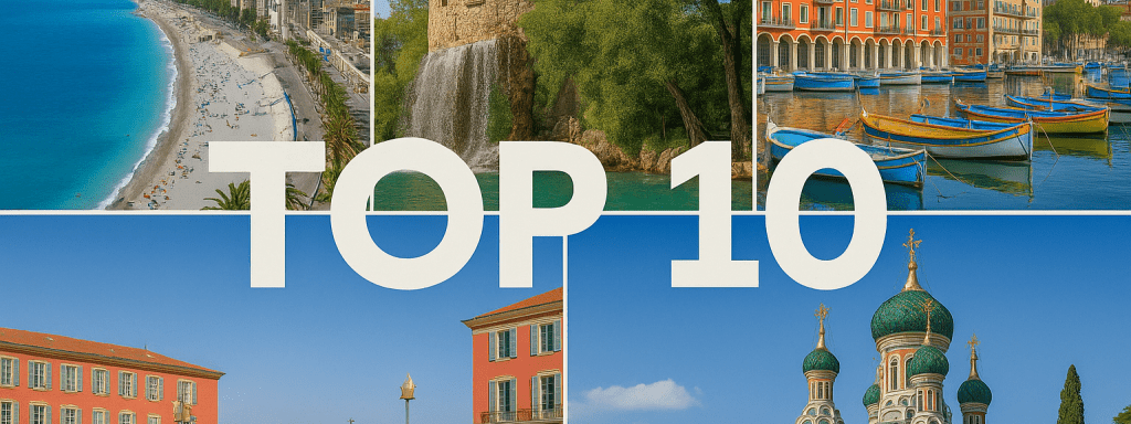 Top 10 des sites touristiques à voir absolument à Nice