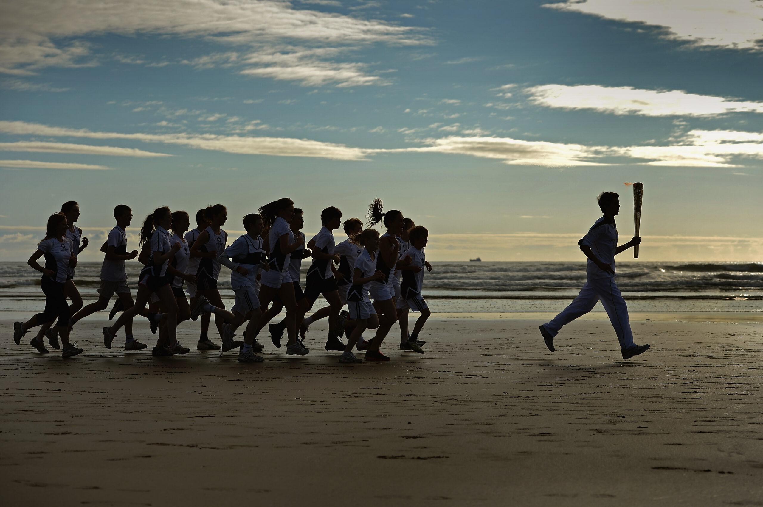 Coming through ! The Olympic Flame will arrive soon in Nice !