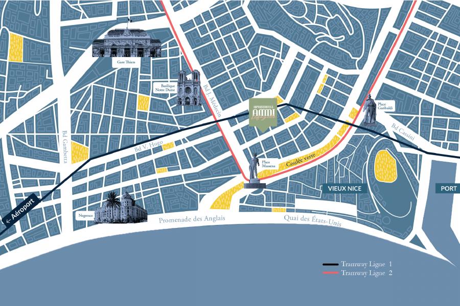 Ammi - Aparthotel AMMI Nice Lafayette - proche quartier shopping