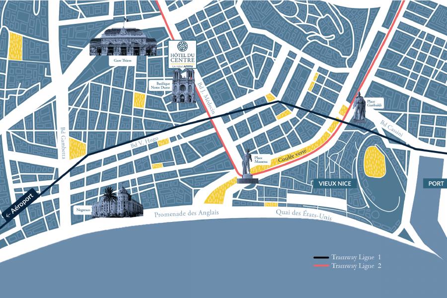 Ammi - Hôtel du Centre, un hôtel AMMI - near tram, buses and trains