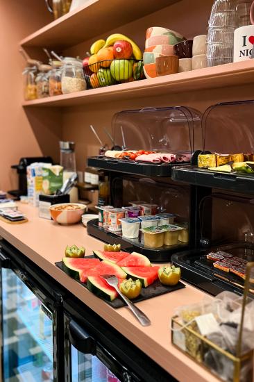 AMMI Nice Lafayette - breakfast buffet - cold savoury and sweet dishes