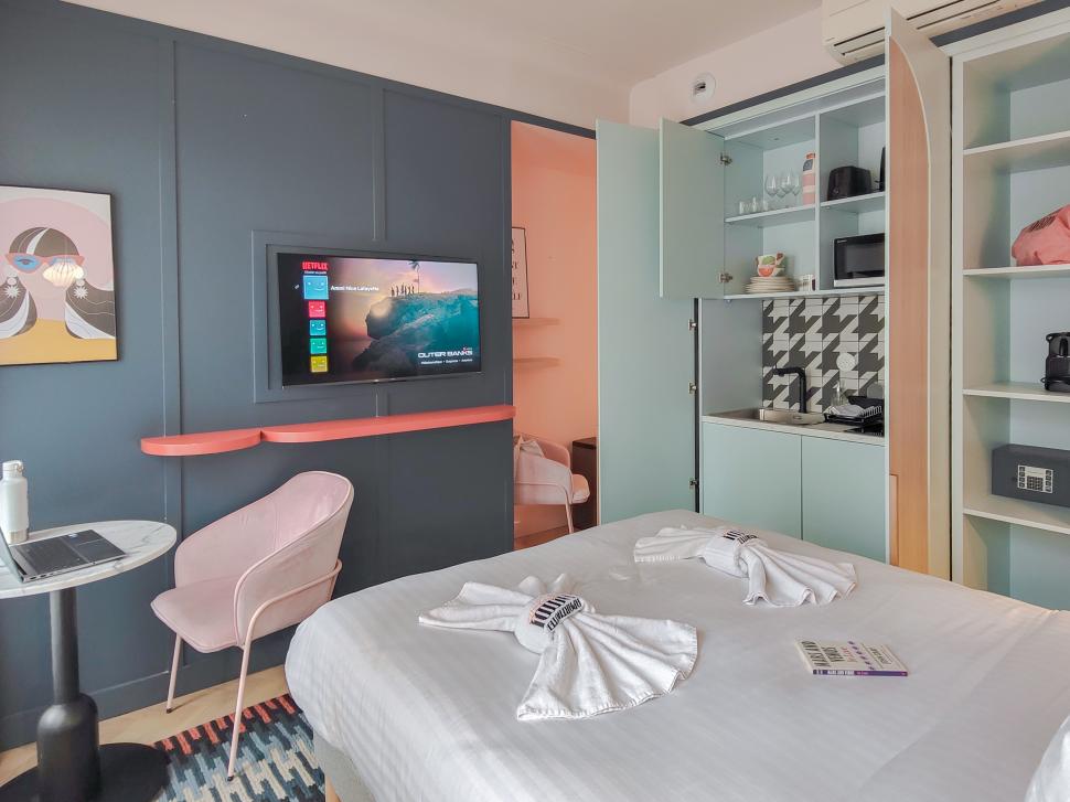 AMMI Nice Lafayette - Studio Standard - room with kitchenette in the center of Nice