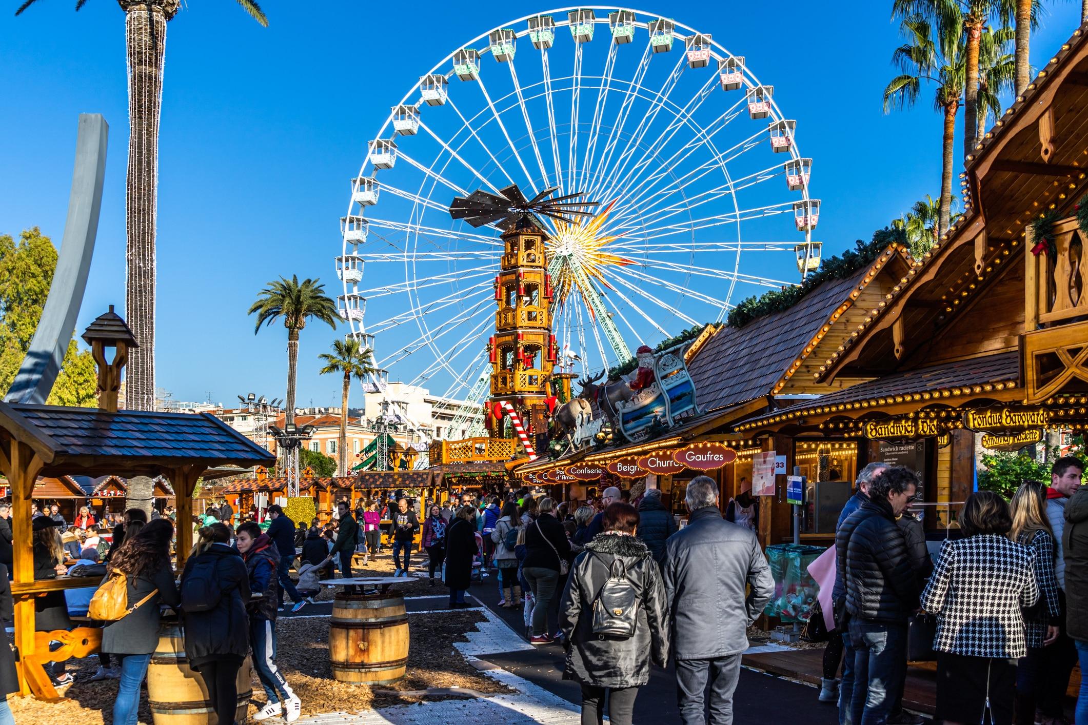 Ho Ho Ho ! Le Père Noël arrive à Nice.